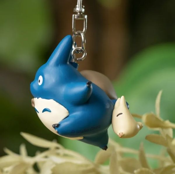 Mein Nachbar Totoro 3D Schlüsselanhänger blauer Totoro