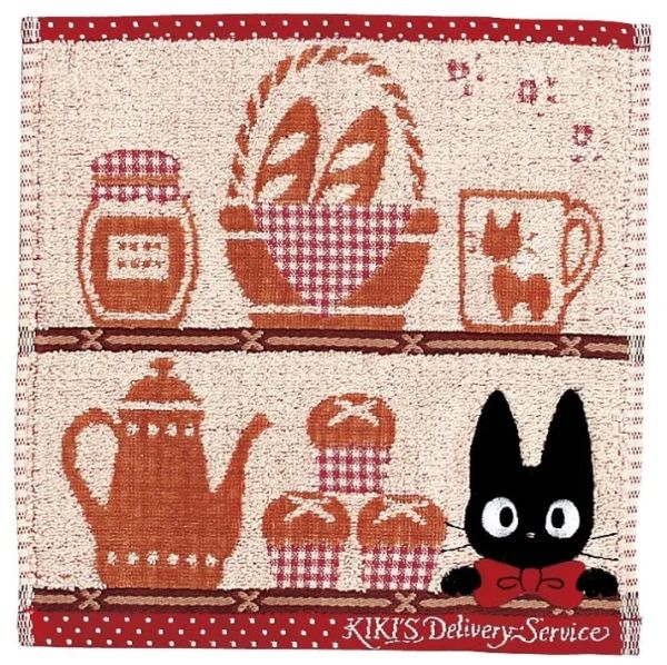 Kiki's kleiner Lieferservice Mini-Handtuch Jiji Bäckerei 25x25cm