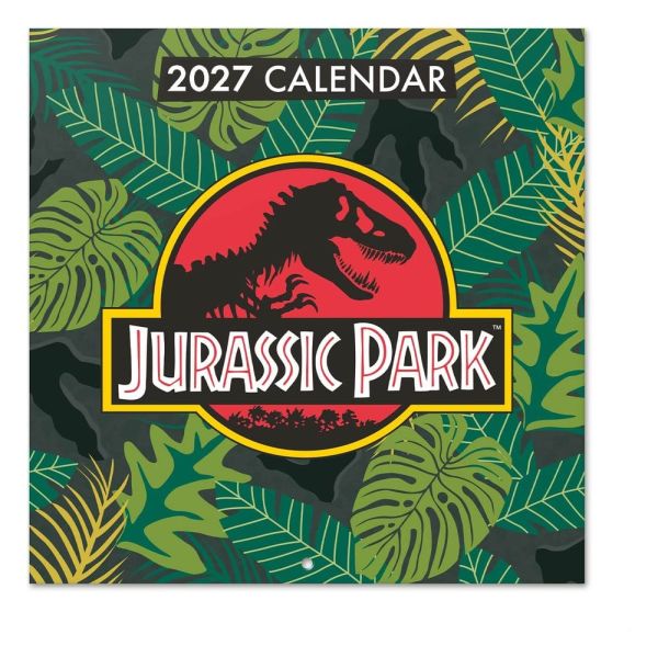 Jurassic Park Wandkalender 2027 30 x 30 cm
