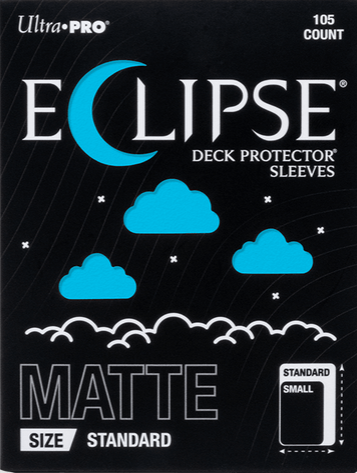 Ultra Pro Eclipse Deck Protector Matte Hüllen Standardgröße Sky Blue (105 Stück)