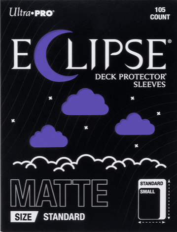 Ultra Pro Eclipse Deck Protector Matte Hüllen Standardgröße Royal Purple (105 Stück)