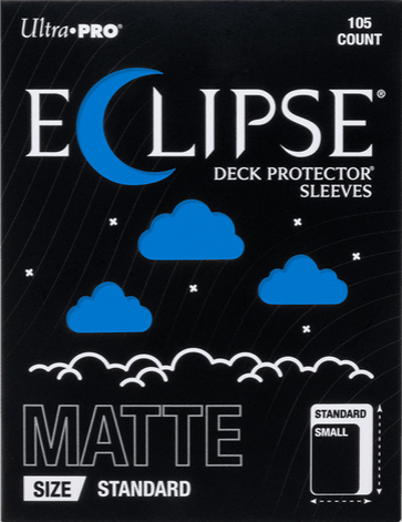 Ultra Pro Eclipse Deck Protector Matte Hüllen Standardgröße Pacific Blue (105 Stück)