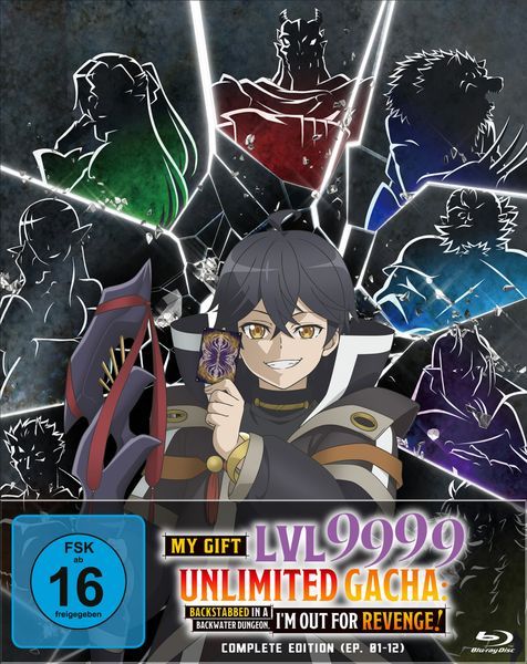 My Gift Lvl 9999 Unlimited Gacha: Backstabbed in a Backwater Dungeon, Im Out for Revenge! 1.Staffel Gesamtausgabe Blu-ray