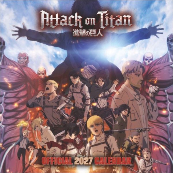 Attack on Titan Broschurkalender 2027
