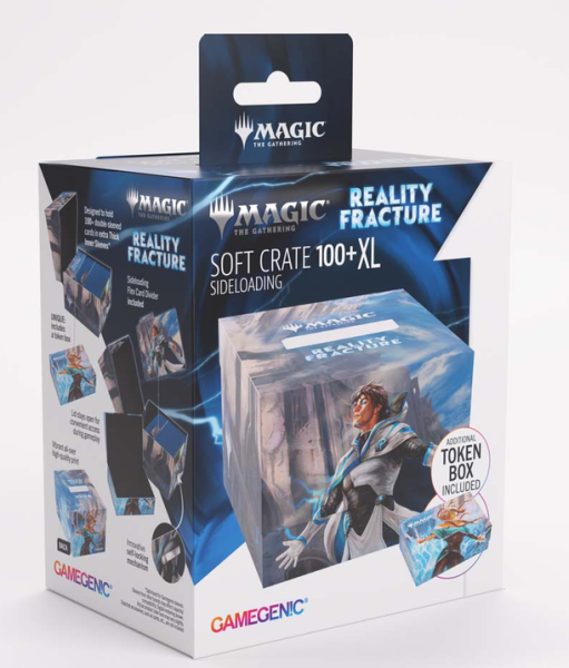 Gamegenic Soft Crate XL Deckbox für 100+ Karten Sideloading Magic: The Gathering Reality Fracture Tam Beleren, Conflicted/Jace, Building Reality