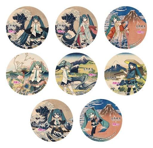Katsushika Hokusai x Hatsune Miku Blind Box Ansteck-Button 6 cm