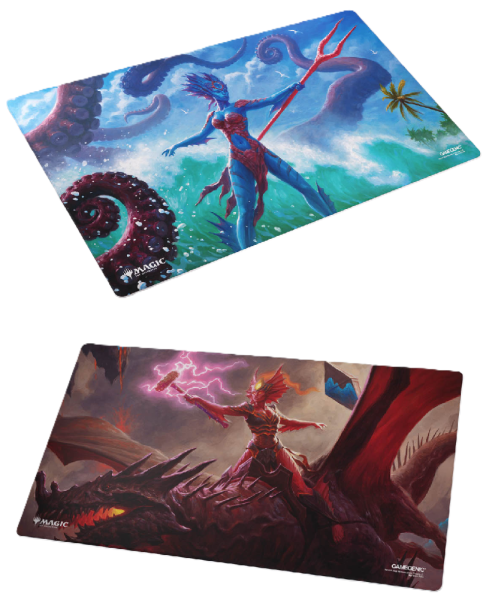 Gamegenic Double-Sided Spielmatte Magic: The Gathering Reality Fracture Kiora of Salt and Sea/ Kiora of Fire and Ashes