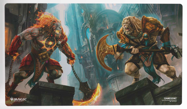Gamegenic Shiny Spielmatte Magic: The Gathering Reality Fracture Ajani, Path of Vengeance/Ajani, Counterattack Leader