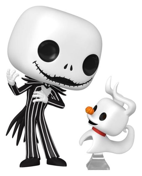 Nightmare Before Christmas Funko POP! & Buddy Vinyl Figur Jack & Zero 9 cm