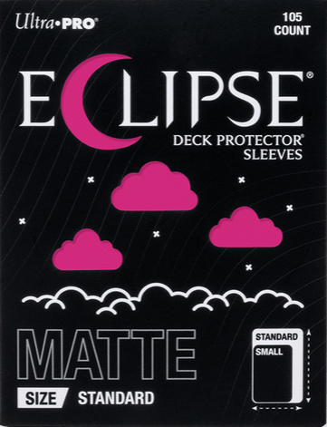 Ultra Pro Eclipse Deck Protector Matte Hüllen Standardgröße Hot Pink (105 Stück)