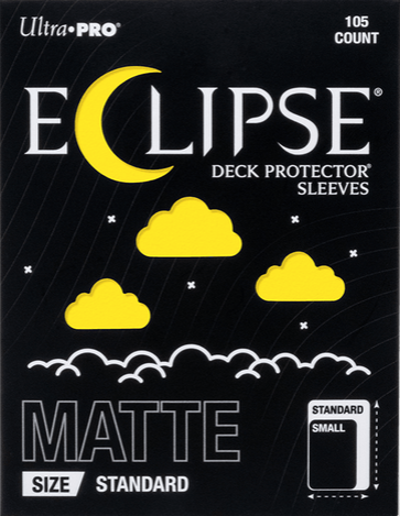 Ultra Pro Eclipse Deck Protector Matte Hüllen Standardgröße Lemon Yellow (105 Stück)