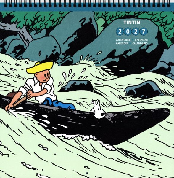 Tim und Struppi Wandkalender 2027 mehrsprachig