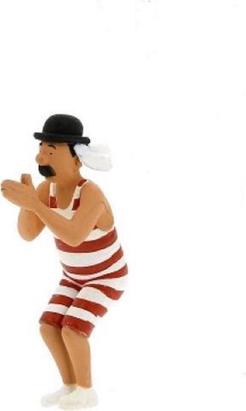 Tim und Struppi PVC Figur Schultze im Badeanzug 6cm