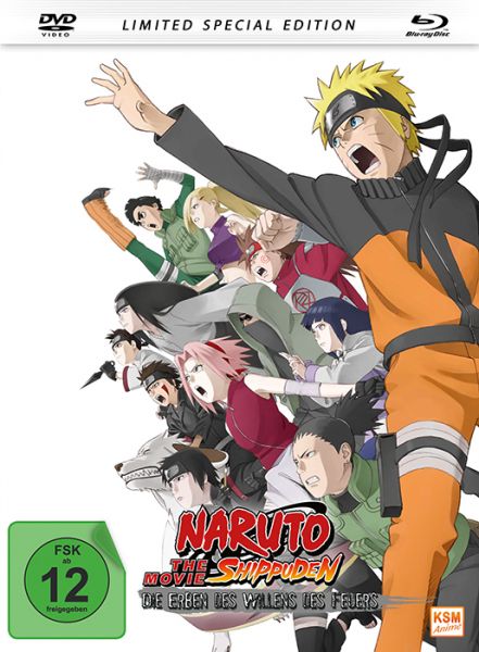Naruto Shippuden The Movie - Die Erben des Willens des Feuers Limited Special Edition (Blu-ray & DVD)