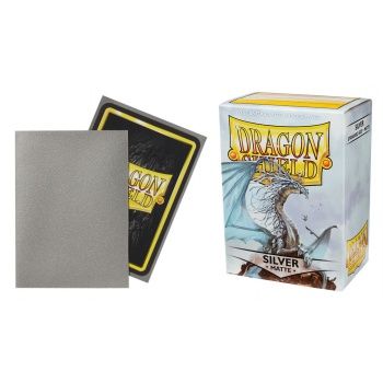 Dragon Shield Hüllen Standardgröße Matte Silver (100 Stück)