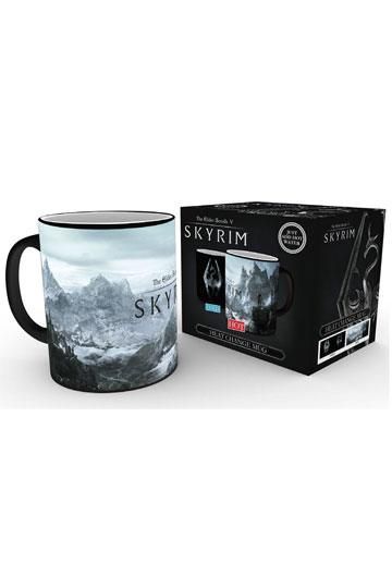 Skyrim Tasse mit Thermoeffekt Dragon Symbol