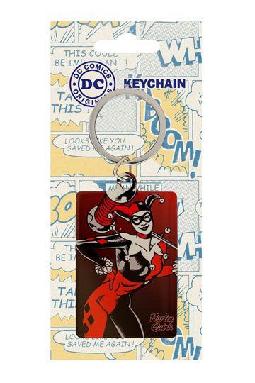 DC Comics Metall Schlüsselanhänger Harley Quinn 6cm