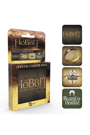 Hobbit Untersetzer 4er Pack Mix