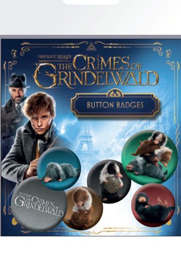 Phantastische Tierwesen 2 Ansteck-Buttons 6er-Pack Nifflers