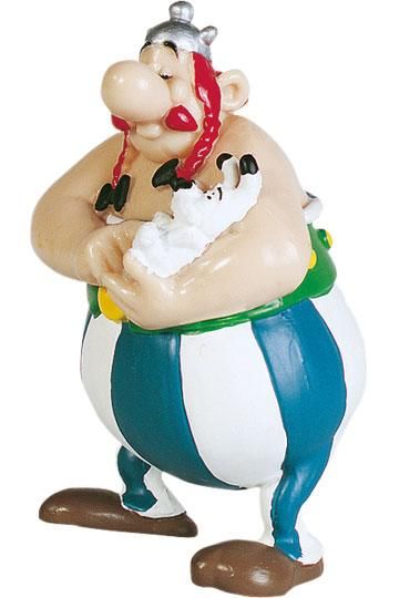 Asterix PVC Figur Obelix mit Idefix