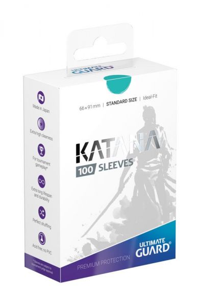 Ultimate Guard Katana Hüllen Standardgröße Türkis (100 Stück)