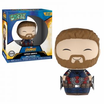 Funko Dorbz Avengers Infinity War: Captain America w/Weapons Vinyl Figure 8cm Limited