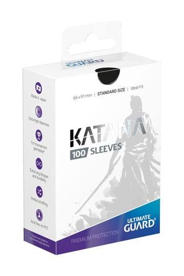 Ultimate Guard Katana Hüllen Standardgröße Schwarz (100 Stück)