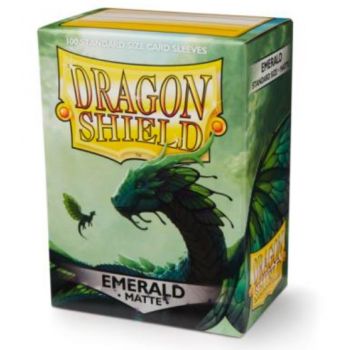 Dragon Shield Hüllen Standardgröße Matte Emerald (100 Stück)
