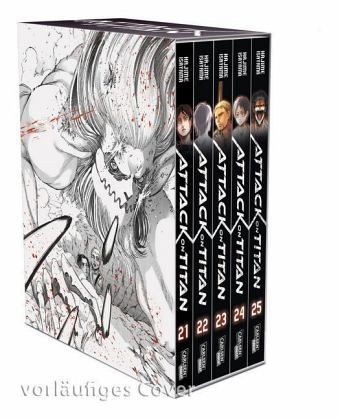 Attack on Titan 21-25 im Sammelschuber