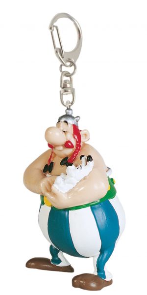 Asterix PVC Schlüsselanhänger Obelix mit Idefix