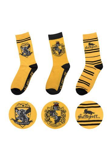 Harry Potter Socken 3er-Pack Hufflepuff
