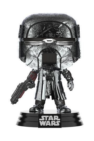 Star Wars POP! Movies Vinyl Figur Knight Of Ren Blaster (Chrome) 9 cm