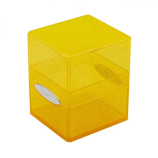 Ultra Pro Deckbox Satin Cube 100+ Glitter Gelb