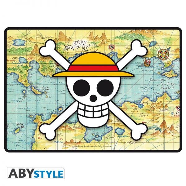 One Piece Gaming Mauspad Skull mit Karte