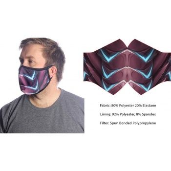 Wild Bangarang Maske Red Dragon Größe M