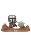 The Mandalorian POP Moment! Vinyl Figuren 2er-Pack Mandalorian & Child 9 cm
