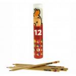 Tim und Struppi Stiftebox rot 12 Farbstifte