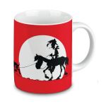 Lucky Luke Tasse Sonnenuntergang