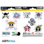 One Piece Sticker Set Strohhut Totenköpfe