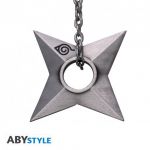 Naruto Shippuden Shuriken Konoha Schlüsselanhänger 3D