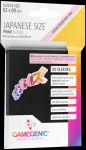 Gamegenic Hüllen Prime japanische Größe Schwarz (60 Stück)
