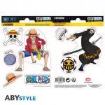 ONE PIECE Stickerset Ruffy & Law