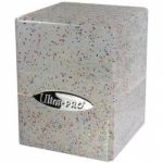 Ultra Pro Deckbox Satin Cube 100+ Glitter Transparent