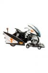 DC Retro Fahrzeug Batcycle with Side Car