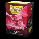 Dragon Shield Dual Matte Hüllen Standardgröße Fury 'Alaric, Crimson King' (100 Stück)