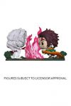Demon Slayer Funko POP Moment! Vinyl Figuren 2er-Pack Tanjiro vs. Rui 9 cm