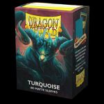 Dragon Shield Matte Hüllen Standardgröße Turquoise 'Atebeck' (100 Stück)