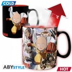 One Punch Man Tasse mit Thermoeffekt Heroes
