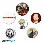 One Punch Man Ansteck-Buttons 6er-Pack