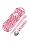 Hello Kitty Essstäbchen & Löffel Sweety pink